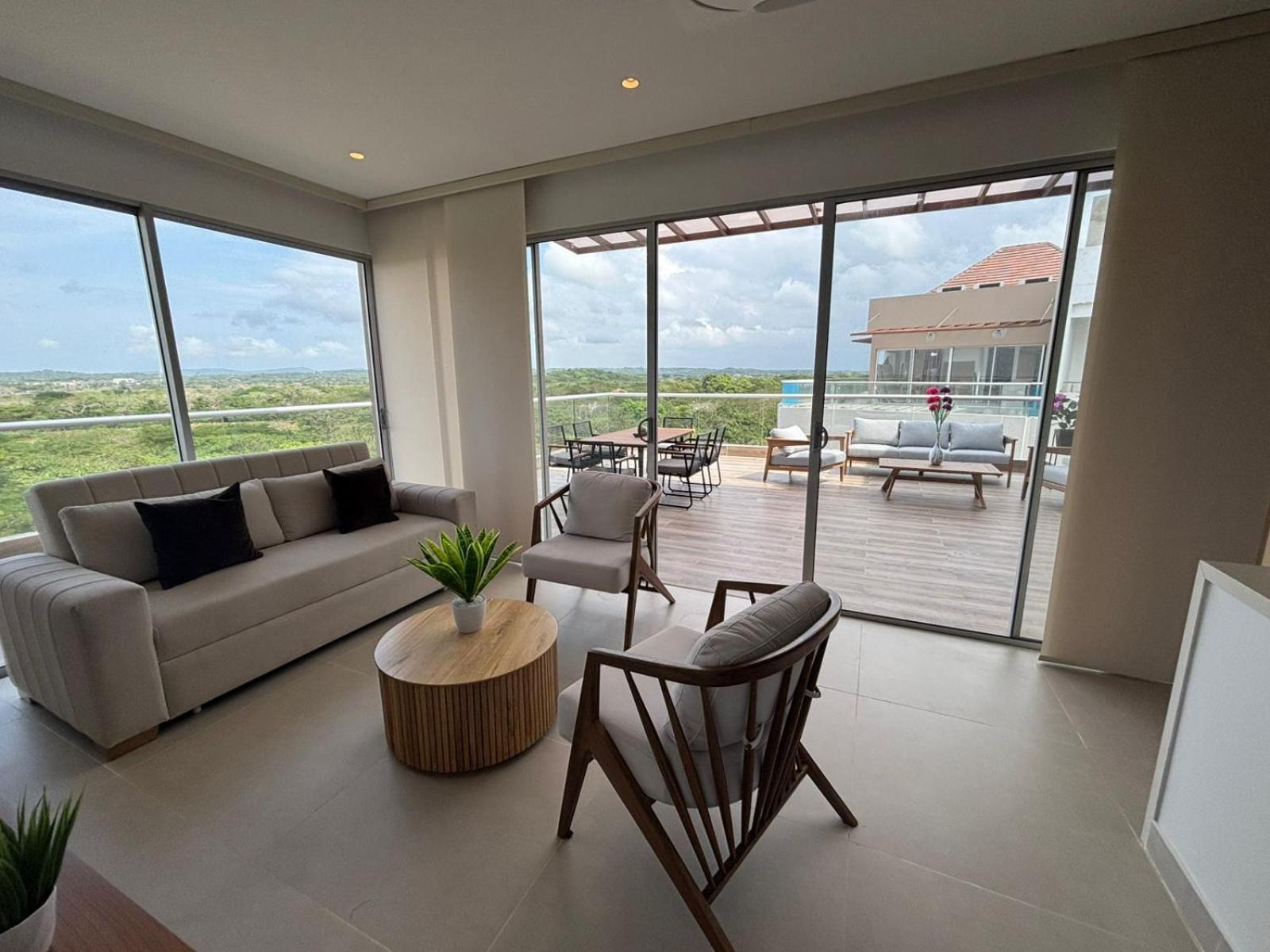 Apartamento Baia Kristal Penthouse Playa Artificial Mas Grande De Colombia